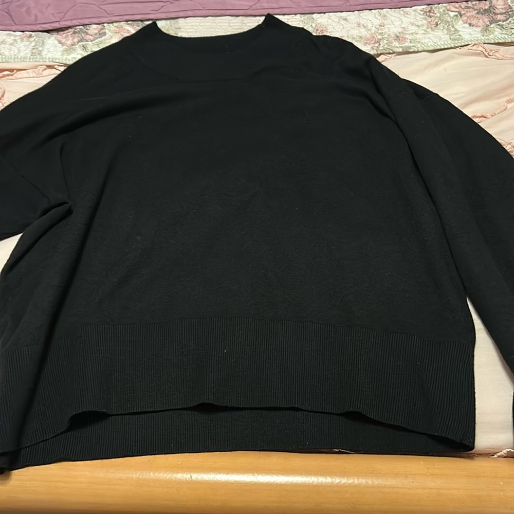 A New Day black XL mock neck sweater